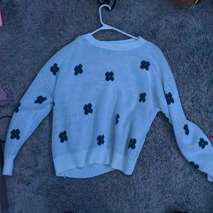 flower sweatshirt